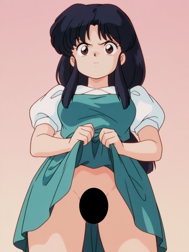サンプル画像5:『ら〇ま1/2（1989年ver）』 ヒロイン脱がしてみた ムキムキ色黒モブがヤリたい放題 スマホでも見やすい縦型 シチュエーション＆クオリティ厳選済み450枚！(しっぷどっく) [d_551128]