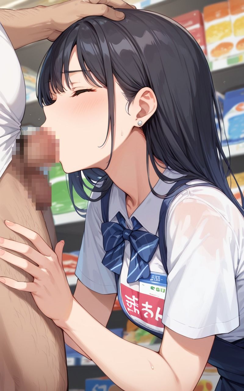 バイトの女子校生は店長の性処理担当 画像3