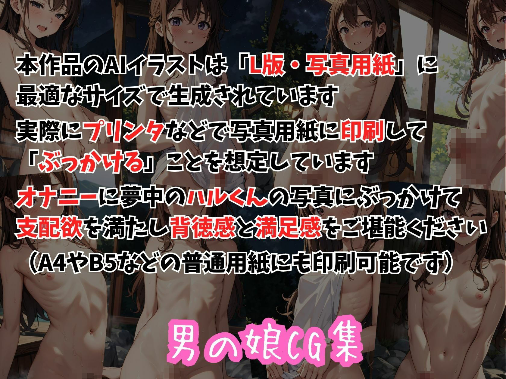 サンプル画像3:リボンの王子さま 男の娘CG集 ＃2(はちみつ本舗) [d_551222]