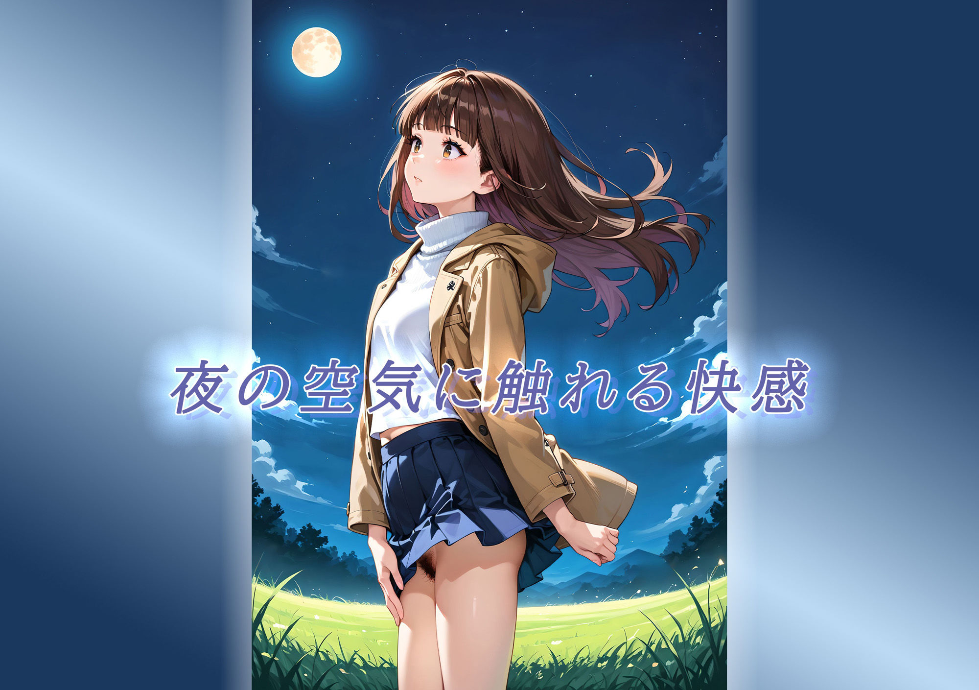 サンプル画像1:剛毛むすめの夜さんぽ(キツネパレット) [d_551223]