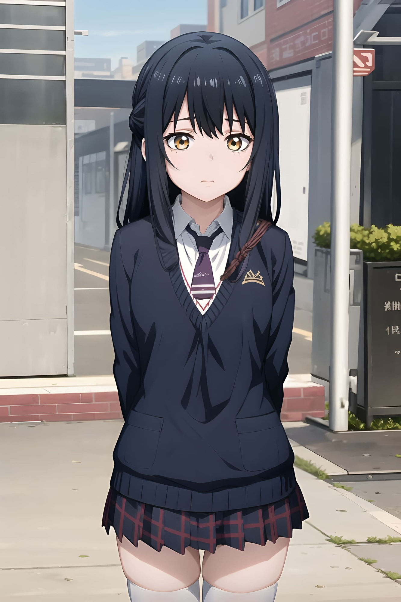 サンプル画像1:地味っ子少女(泡沫) [d_551260]