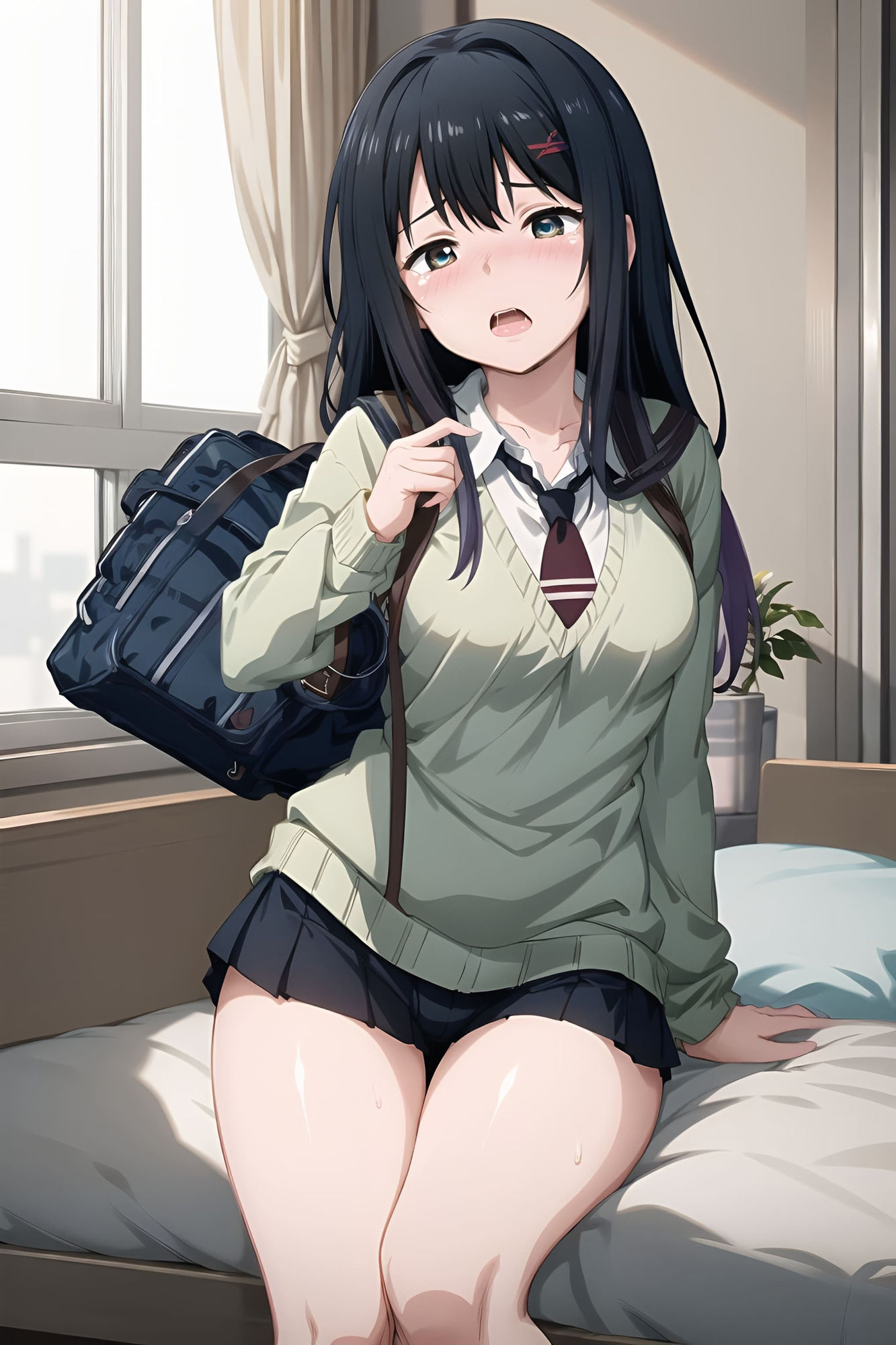 サンプル画像3:地味っ子少女(泡沫) [d_551260]