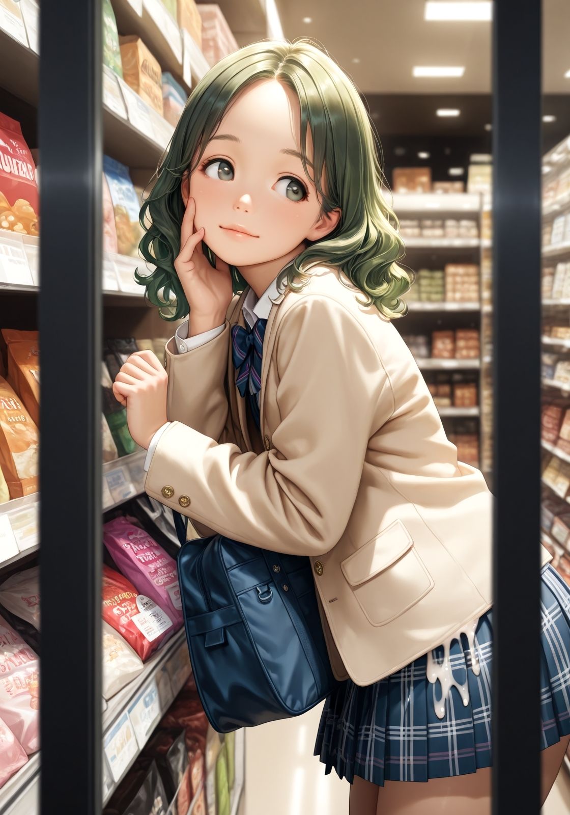 サンプル画像3:ぶっかけたら、どうするのかな  〜カメラを仕掛けて見てみよう〜(ニッチッチ) [d_551353]