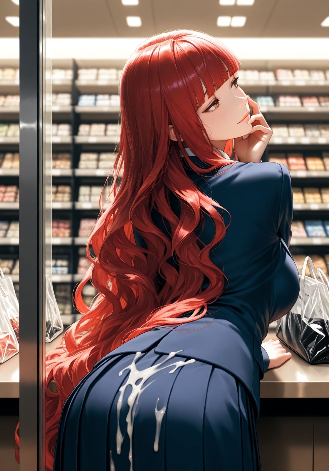 サンプル画像5:ぶっかけたら、どうするのかな  〜カメラを仕掛けて見てみよう〜(ニッチッチ) [d_551353]