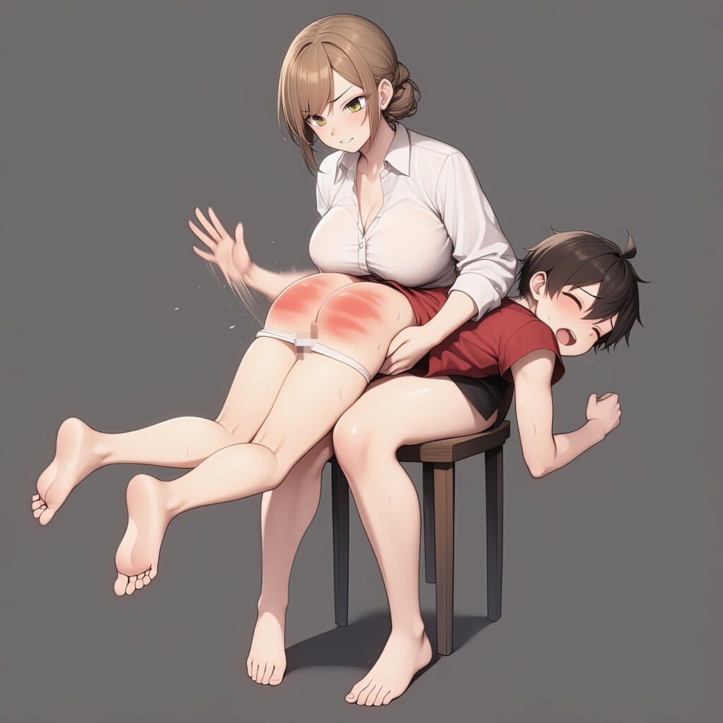 ショタっ子お尻ペンペンイラスト集Vol1