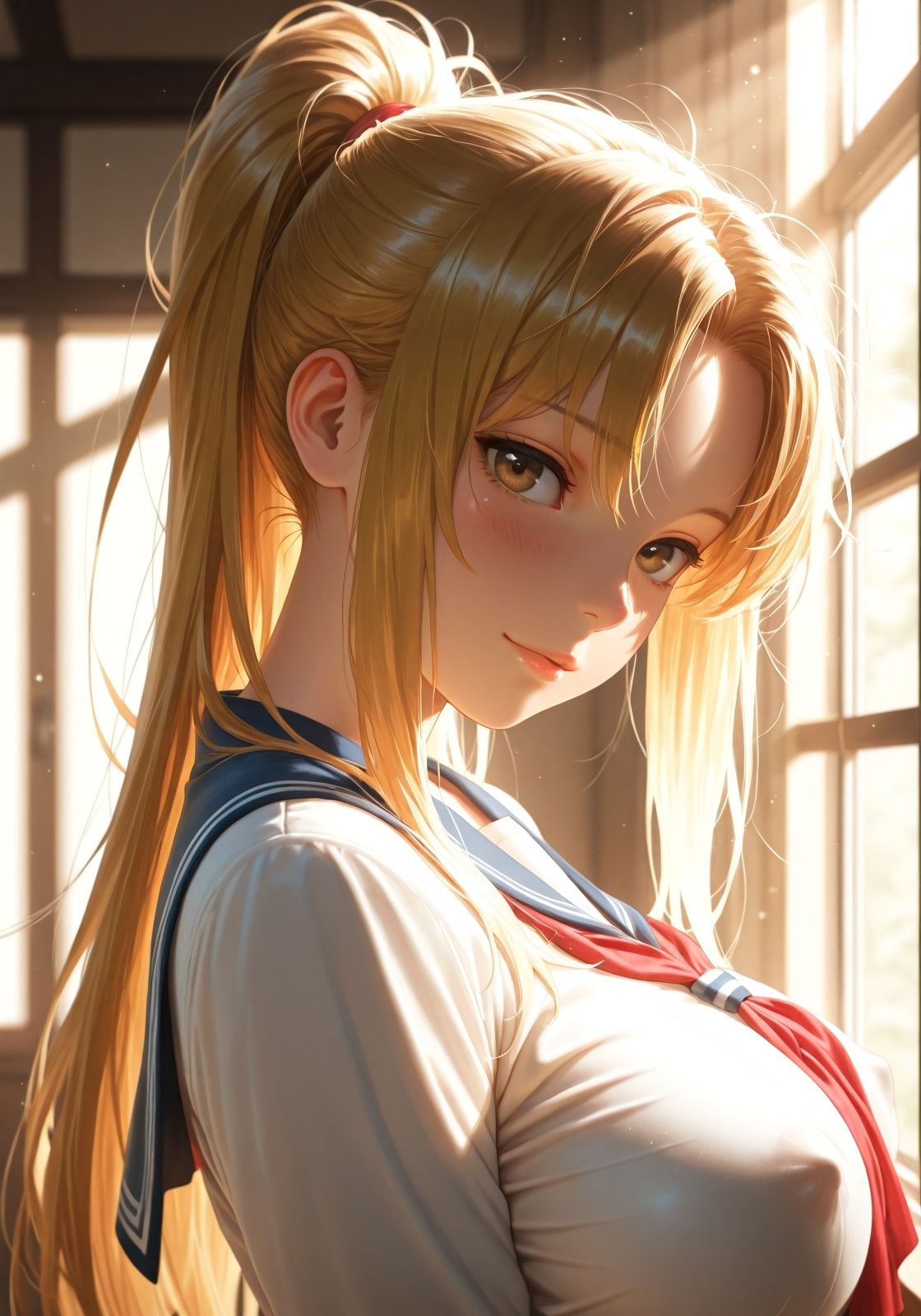 サンプル画像2:なに・・・？  〜なんか言ってよ・・・〜(ニッチッチ) [d_551481]