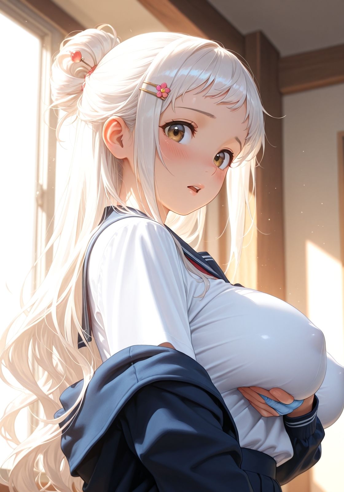 サンプル画像4:なに・・・？  〜なんか言ってよ・・・〜(ニッチッチ) [d_551481]