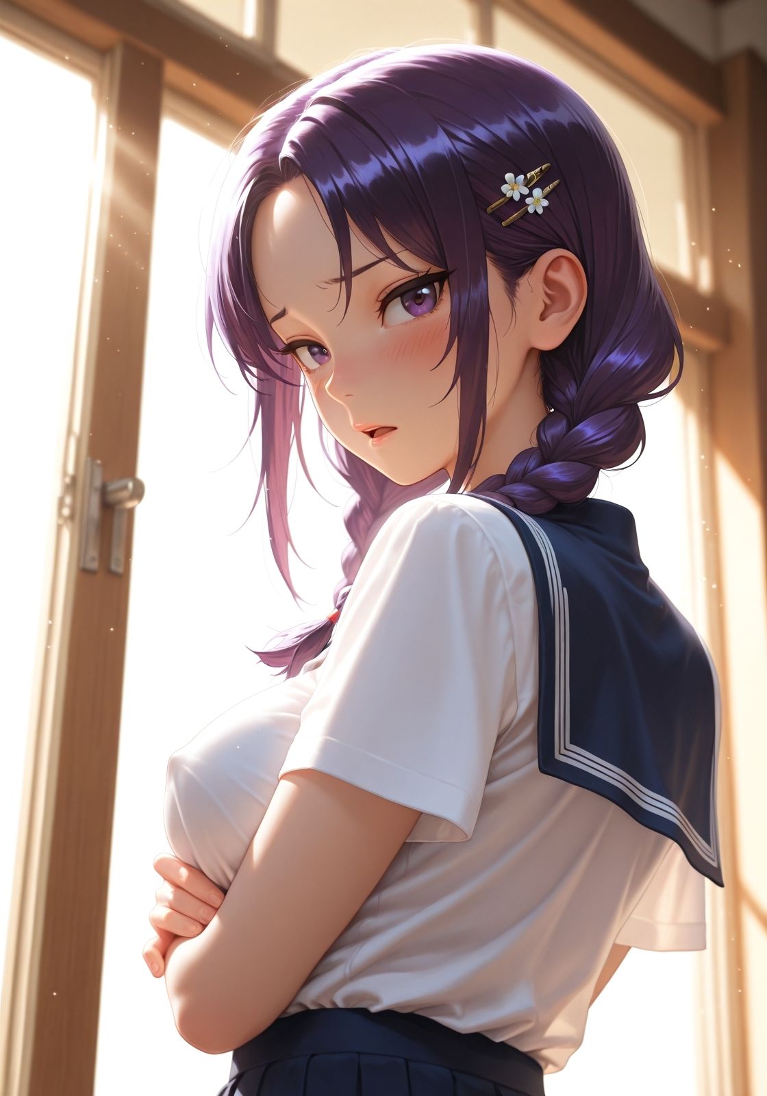 サンプル画像5:なに・・・？  〜なんか言ってよ・・・〜(ニッチッチ) [d_551481]