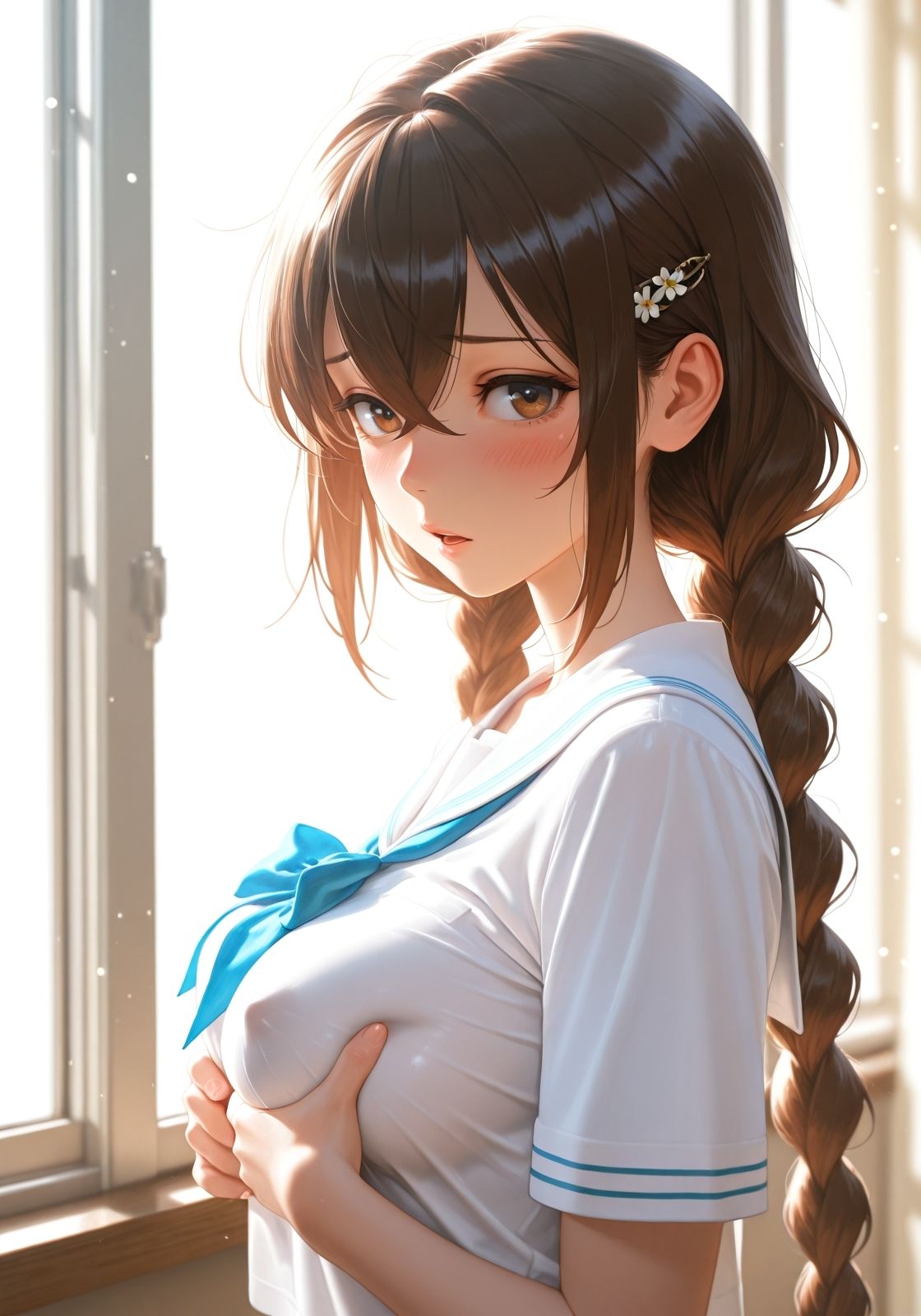 サンプル画像6:なに・・・？  〜なんか言ってよ・・・〜(ニッチッチ) [d_551481]