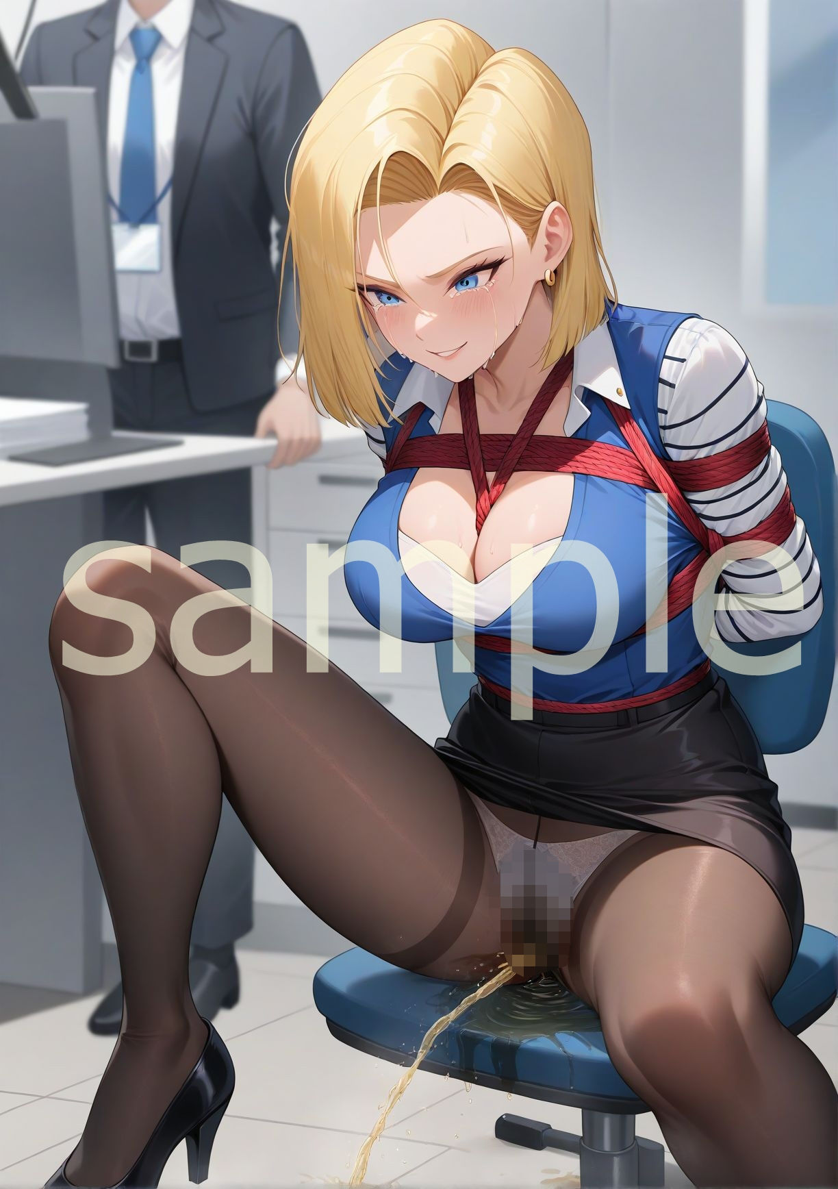 サンプル画像1:エロすぎ注意【拘束・お漏らし作品集】18〇編(妄想スタジオ) [d_551503]