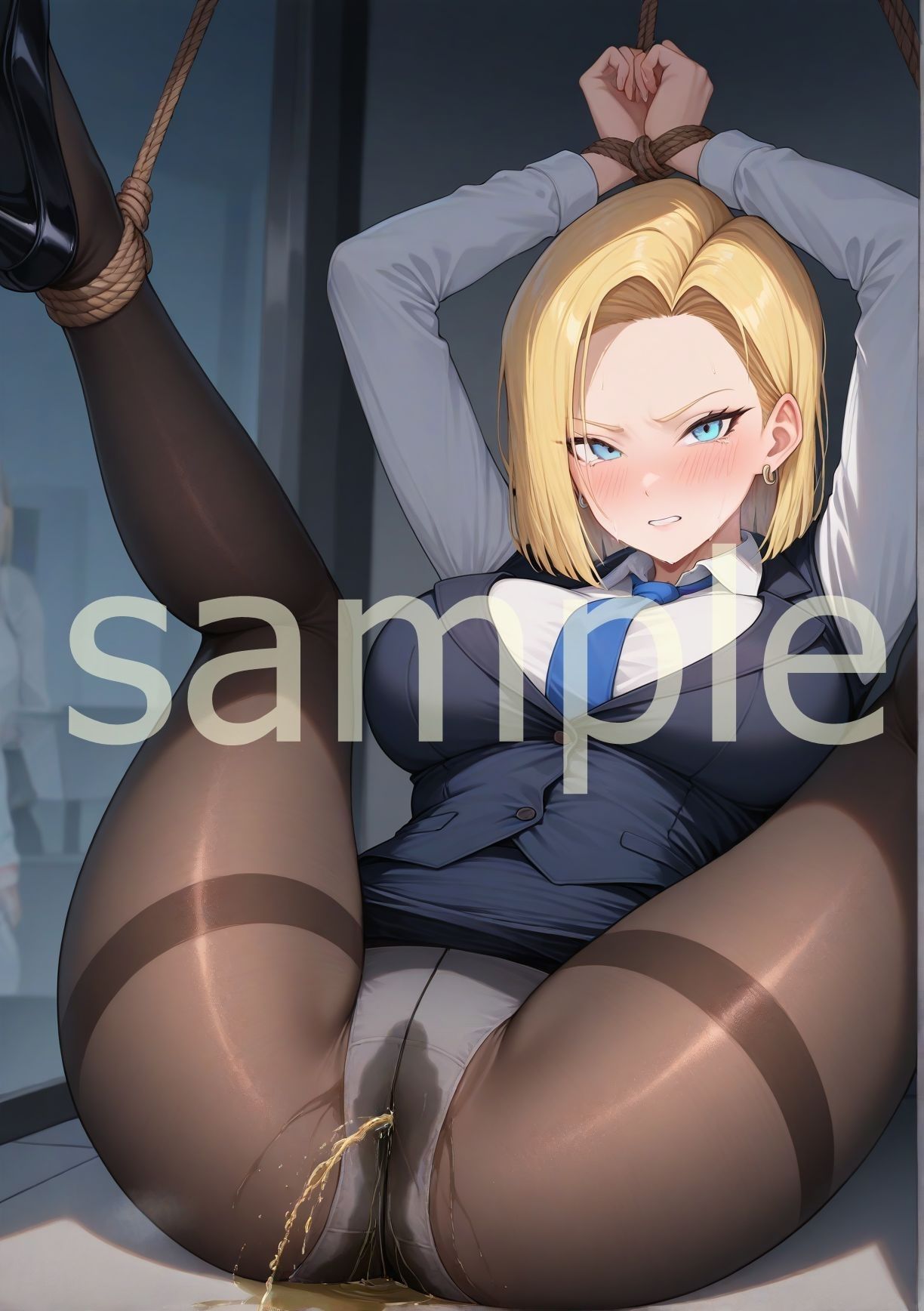 サンプル画像3:エロすぎ注意【拘束・お漏らし作品集】18〇編(妄想スタジオ) [d_551503]