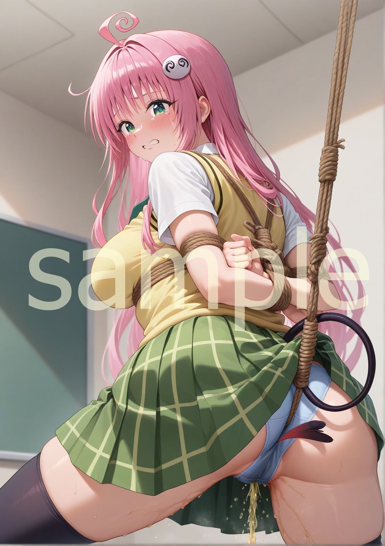 サンプル画像4:エロすぎ注意【拘束・お漏らし作品集】T〇 LOVEる大人気4ヒロイン編(妄想スタジオ) [d_551553]