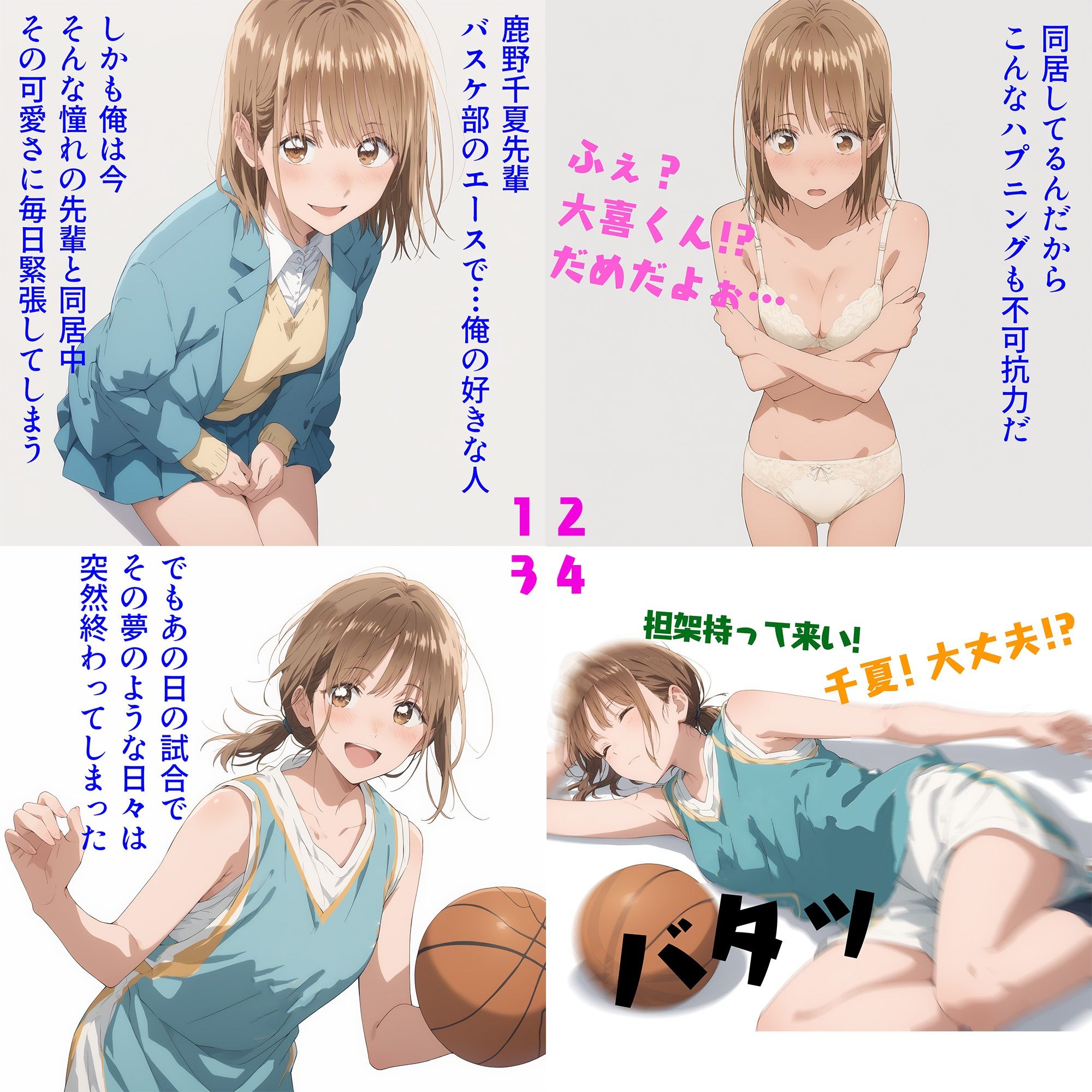 サンプル画像1:（アオ◯ハコ）憧れの先輩、染まる。（NTR作品）(カエルの尻尾切り) [d_551587]