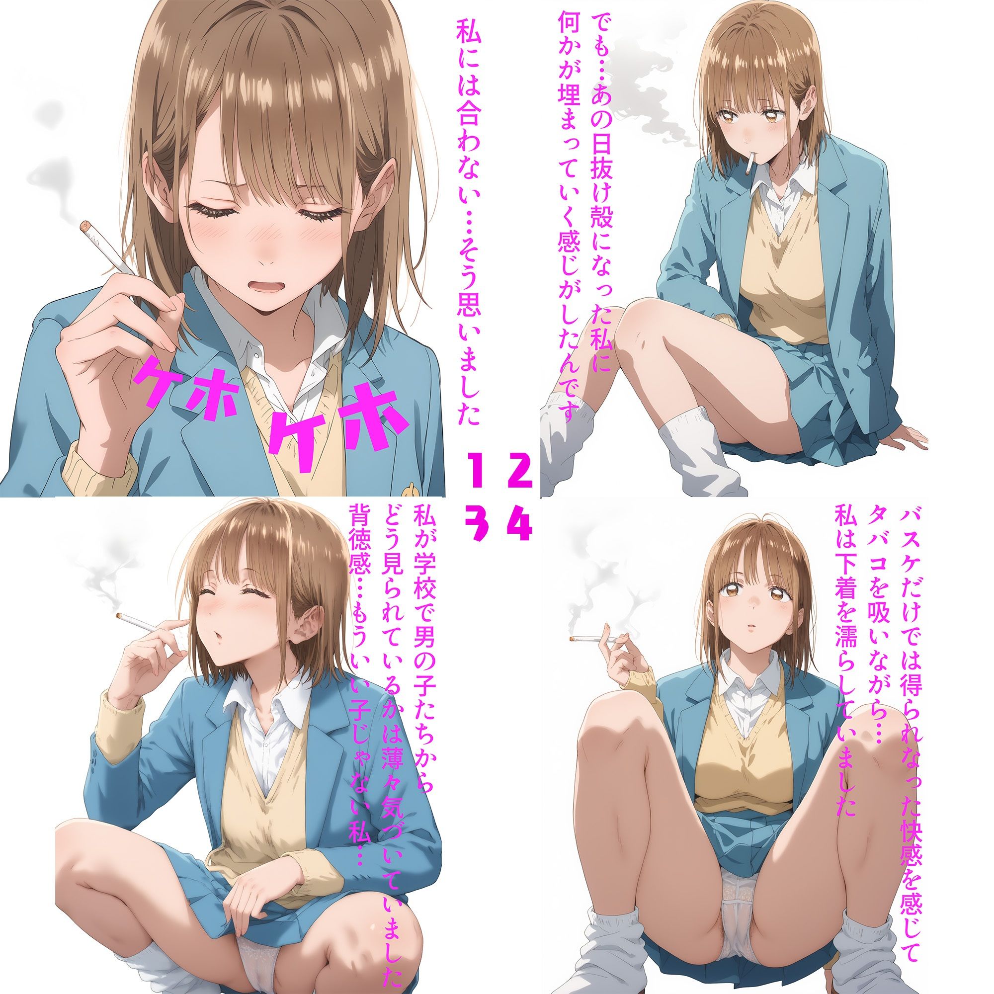 サンプル画像3:（アオ◯ハコ）憧れの先輩、染まる。（NTR作品）(カエルの尻尾切り) [d_551587]