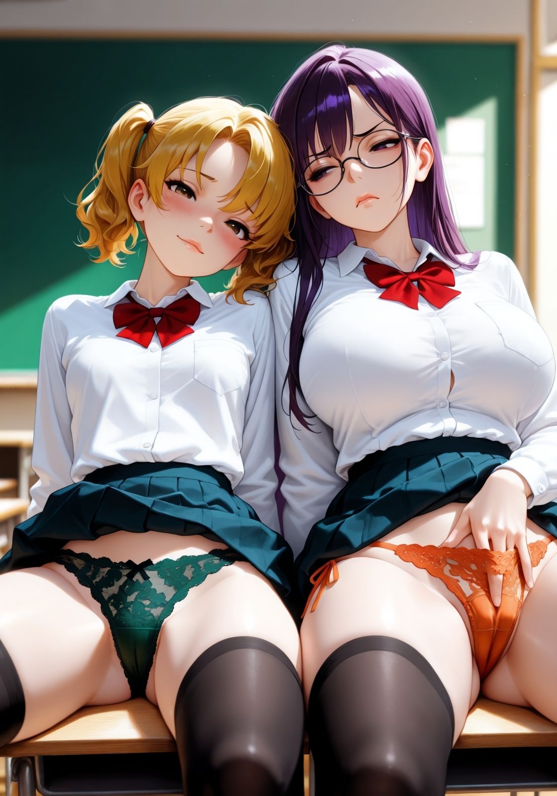 サンプル画像4:あんたの負け  〜ね？私のほうが良いよね？〜(ニッチッチ) [d_551596]