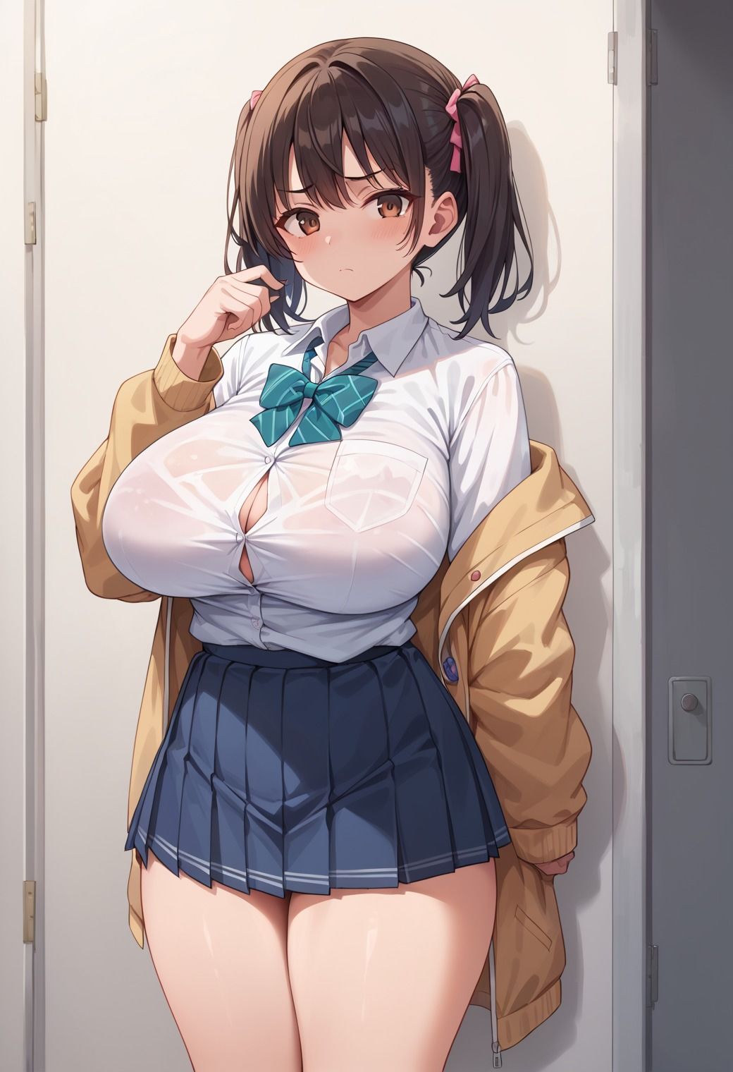 サンプル画像1:生意気な爆乳妹を俺の巨根で孕ませる！(くみん) [d_551605]