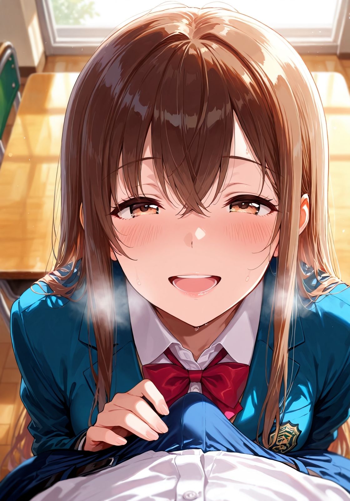 サンプル画像3:トイレなら仕方ないかぁ  〜学校でオナホ使っちゃダメだよ〜(ニッチッチ) [d_551623]