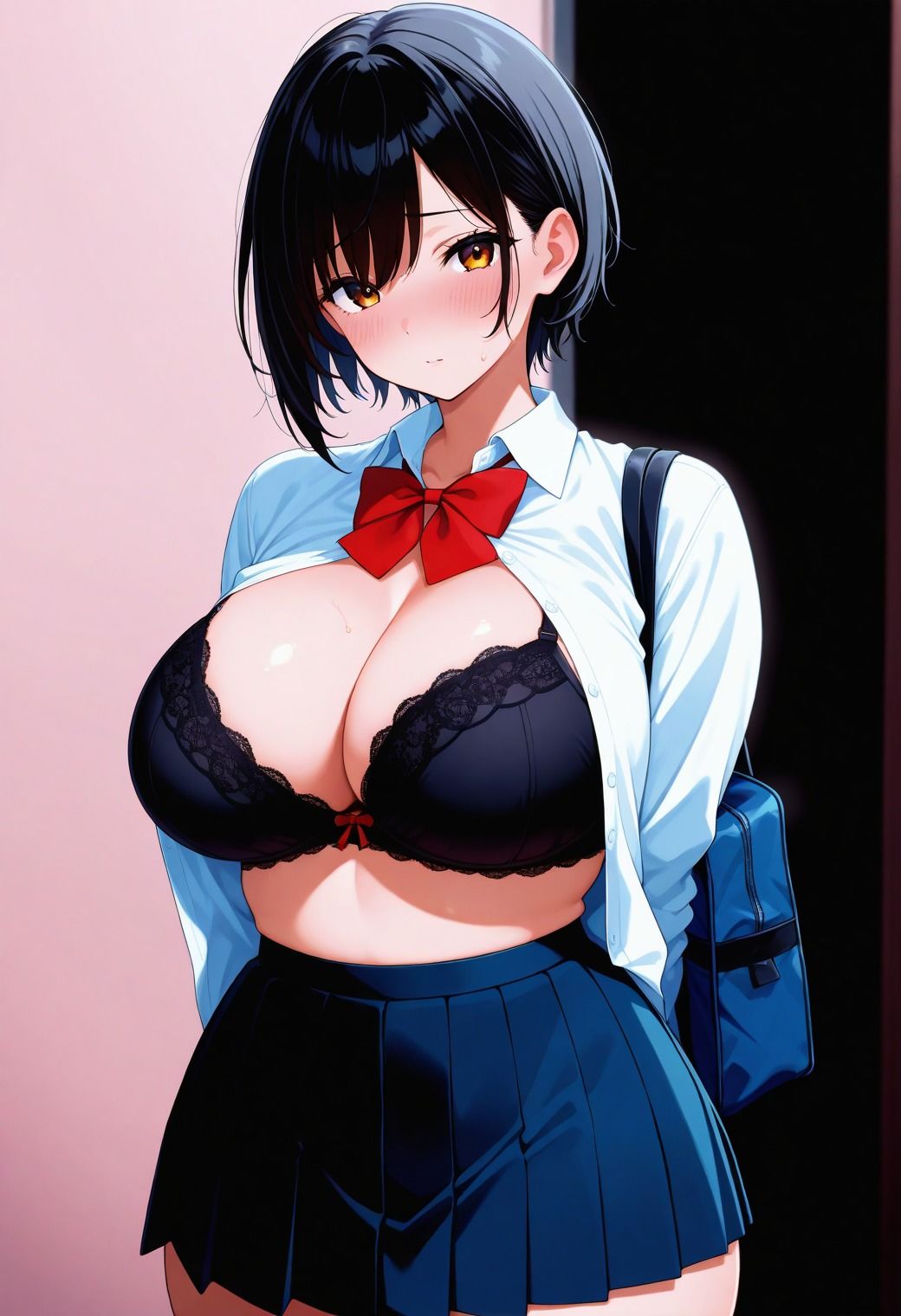 サンプル画像4:清楚で爆乳女子校生の彼女を種付け孕ませ(くみん) [d_551627]