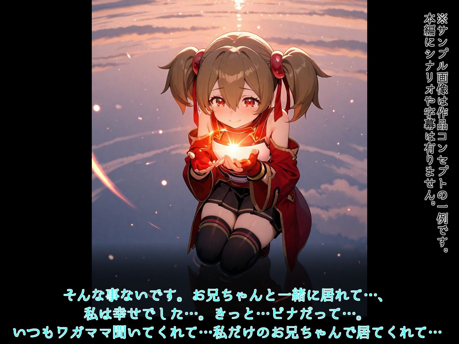 サンプル画像2:アインクラッド崩壊の刹那―シ◯カ(ガーネット) [d_551657]