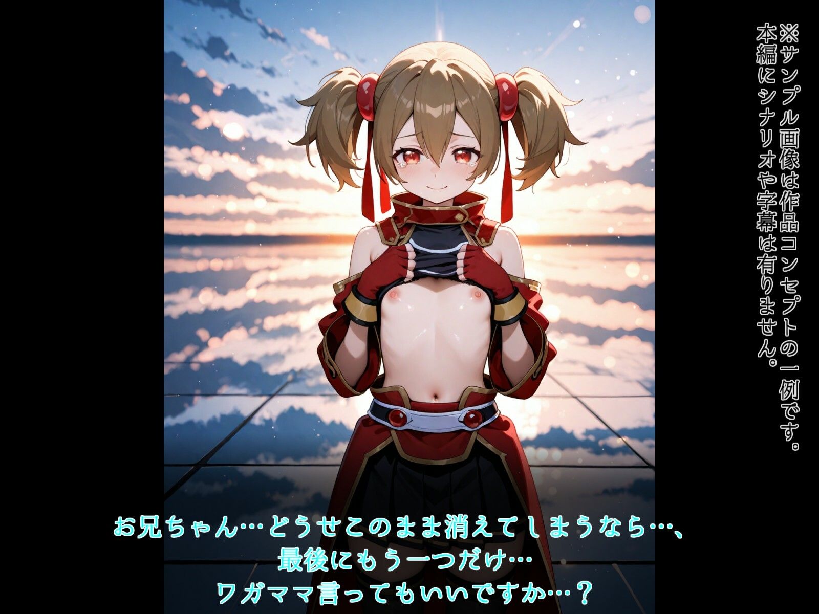 サンプル画像3:アインクラッド崩壊の刹那―シ◯カ(ガーネット) [d_551657]