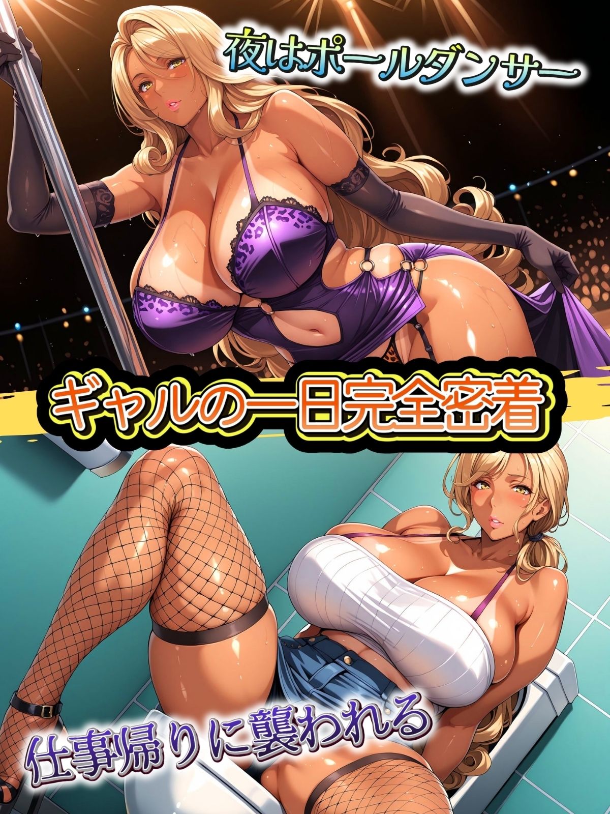 サンプル画像1:ポールダンサーの仕事帰りまで  ギャルの一日完全密着(元馬) [d_551660]