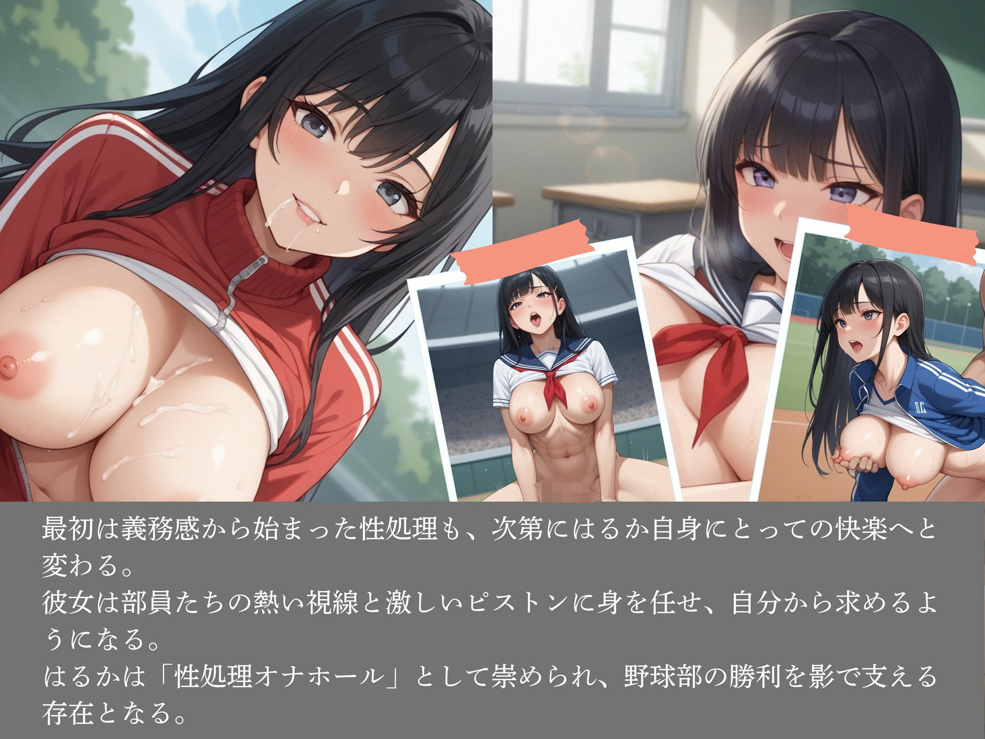 巨乳マネージャーは強豪野球部の性処理係 画像5