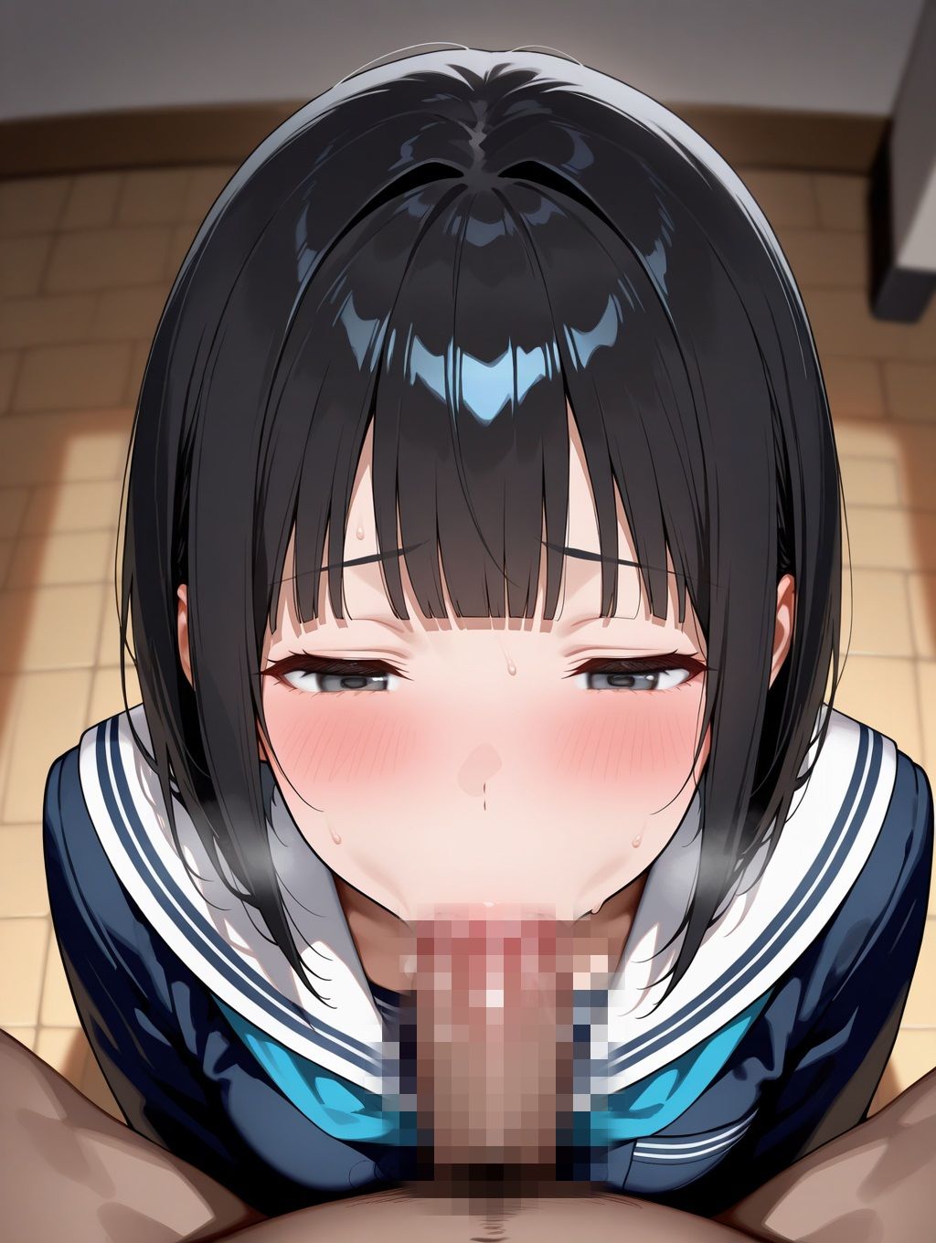 サンプル画像6:優等生の私はキモおじの種付けセックスで壊される(デカめろん) [d_551808]