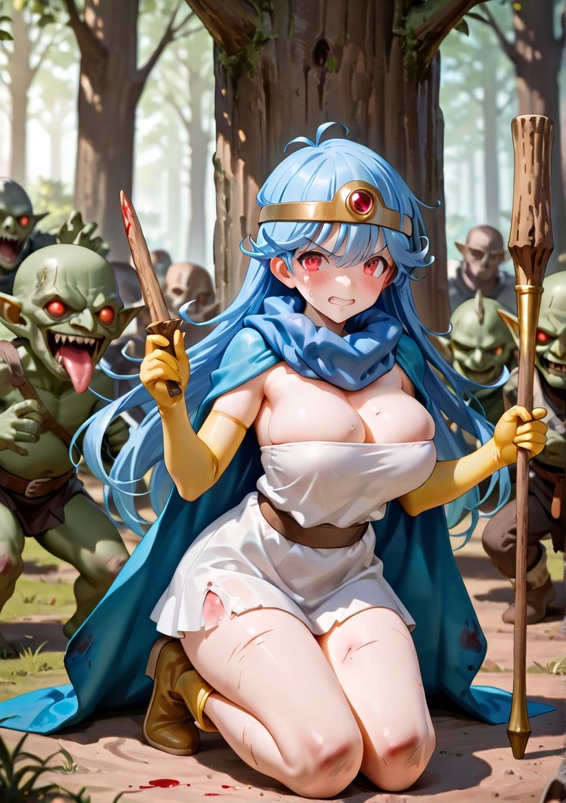 サンプル画像6:異種姦ダンジョン〜ド◯ゴンク◯スト 女◯者〜(ふわもこ庵) [d_551815]