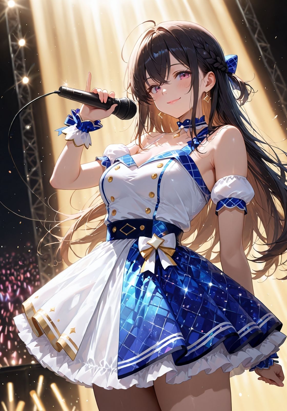 サンプル画像3:アイドルの反省会  〜どうすればもっと良くなるかな？〜(ニッチッチ) [d_551848]