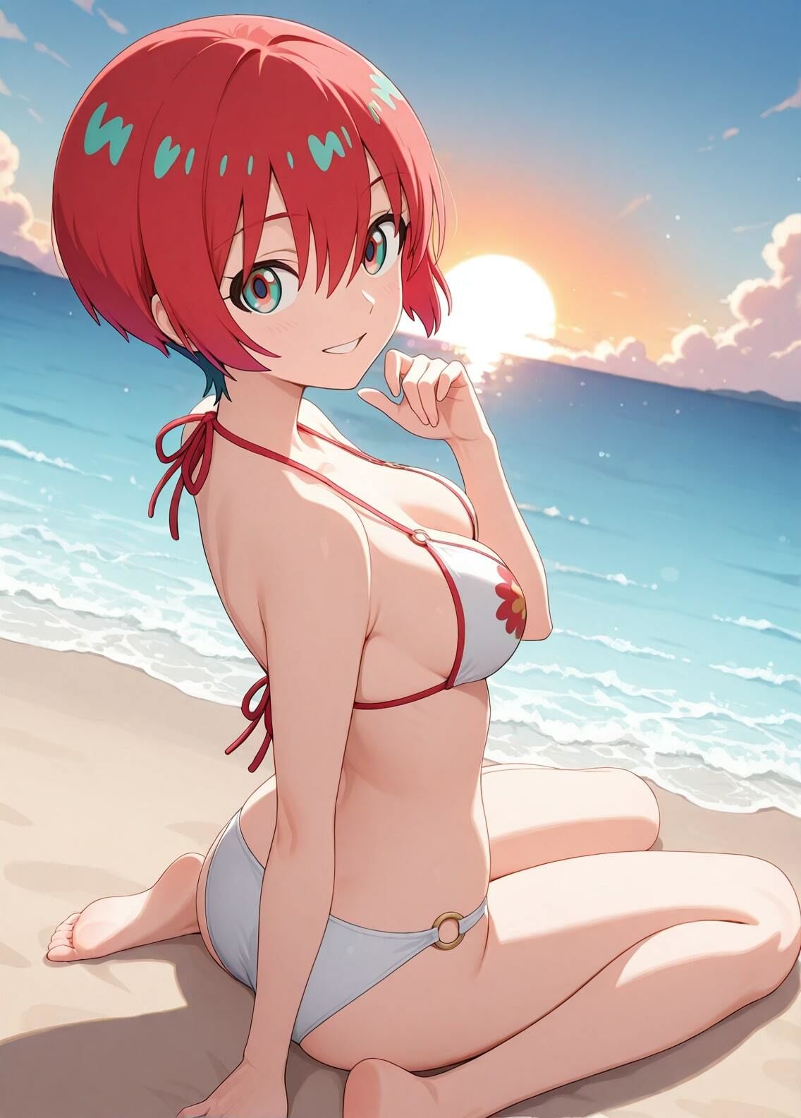 サンプル画像1:「機動戦士Gundam GQuuuuuuX」アマテ・ユズリハ セクシー写真集5（全500枚）(人の海) [d_551903]