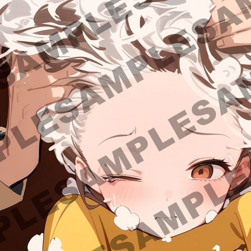 サンプル画像2:【断髪アニメ＋イラスト集＋ライトノベル】新春☆輝くフォーチュン丸刈り(Hair Salon Alocer) [d_551969]