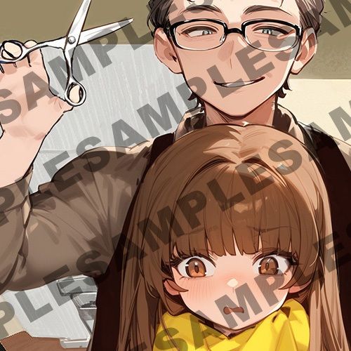 サンプル画像3:【断髪アニメ＋イラスト集＋ライトノベル】新春☆輝くフォーチュン丸刈り(Hair Salon Alocer) [d_551969]