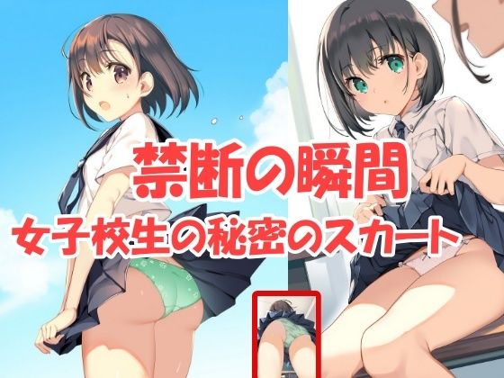 【新AI】禁断の瞬間:女子校生の秘密のスカート