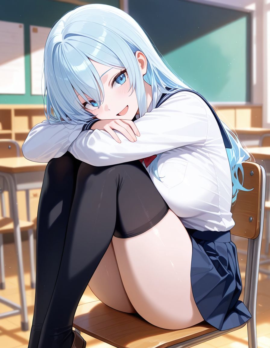 サンプル画像4:ひざ抱き少女(水樹トワ) [d_551997]