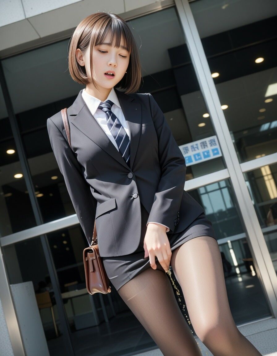 サンプル画像5:おもらし就活女子(P-AI planning) [d_551999]