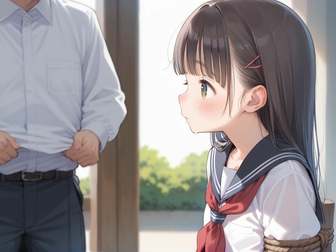 サンプル画像2:保健室で夜の拘束指導  家出女子校生(あんこ) [d_552024]