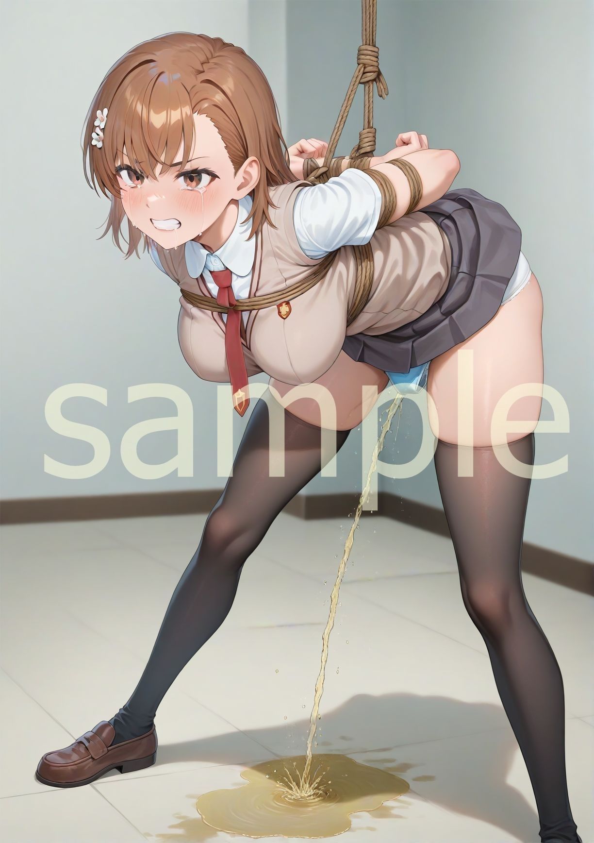 エロすぎ注意【拘束・お漏らし作品集】御〇美琴編 画像1