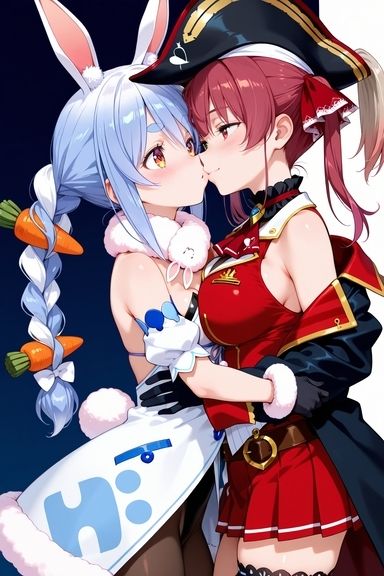 サンプル画像1:【エロライブ】ぺこマリ百合プレイ(RIU同人部) [d_552100]