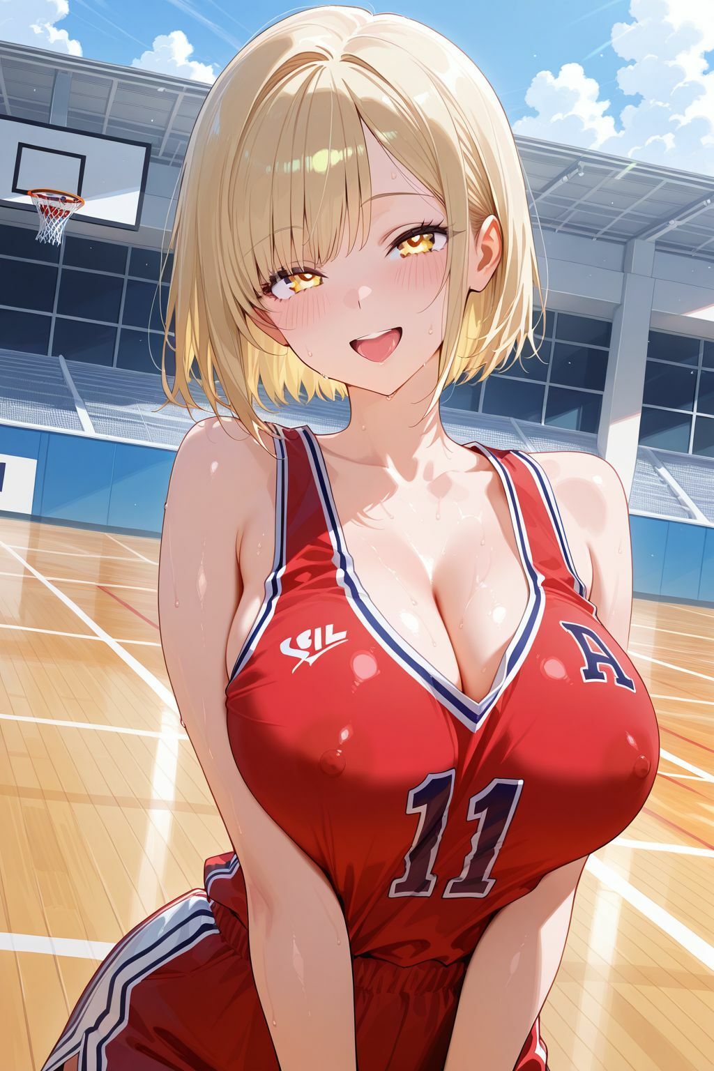サンプル画像1:双子ギャル種付け性活 〜バスケコス 編〜 214枚(リュ@AI) [d_552163]
