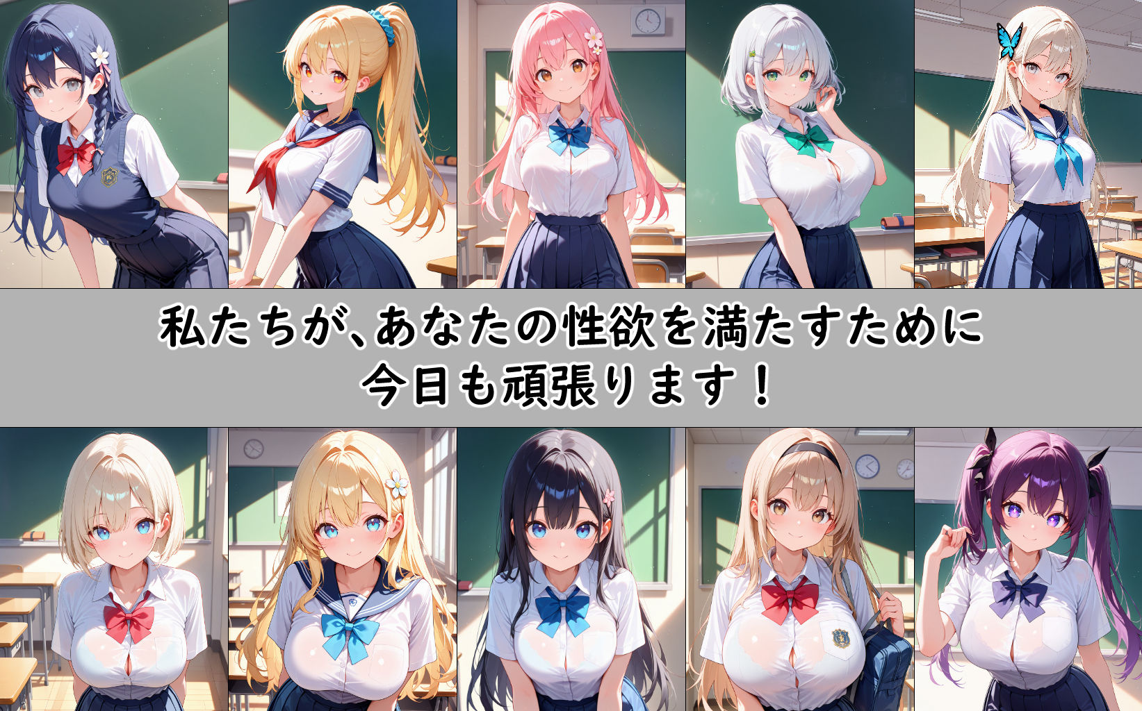 サンプル画像1:学園の性処理担当(アルパカ牧場) [d_552202]