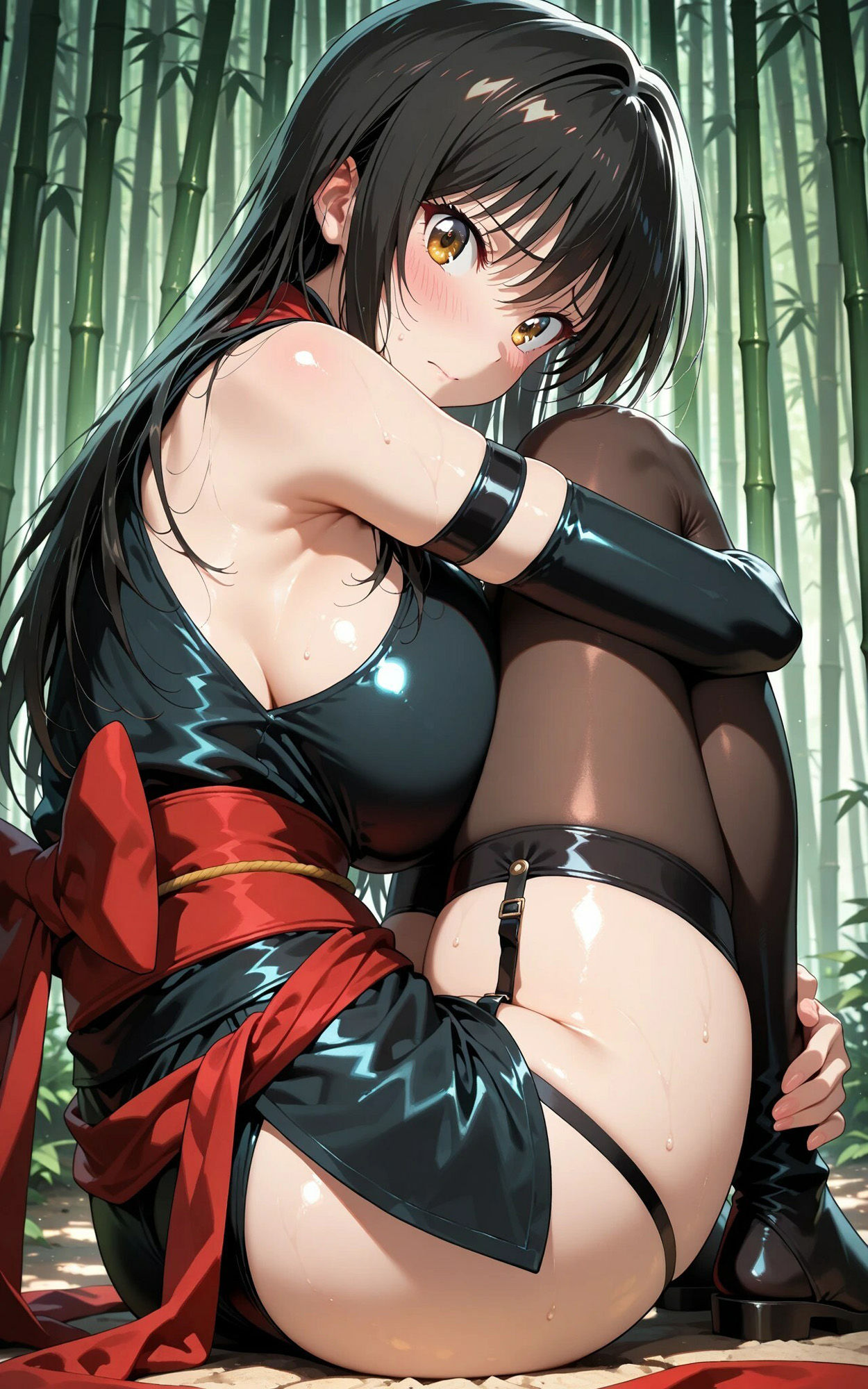 サンプル画像1:【発情ヒロイン】To L☆VEる -とらぶる- 古〇川唯 くのいち編(画像生成マン) [d_552215]