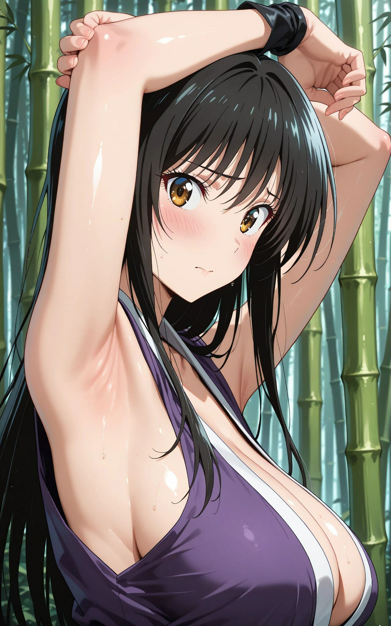 サンプル画像3:【発情ヒロイン】To L☆VEる -とらぶる- 古〇川唯 くのいち編(画像生成マン) [d_552215]