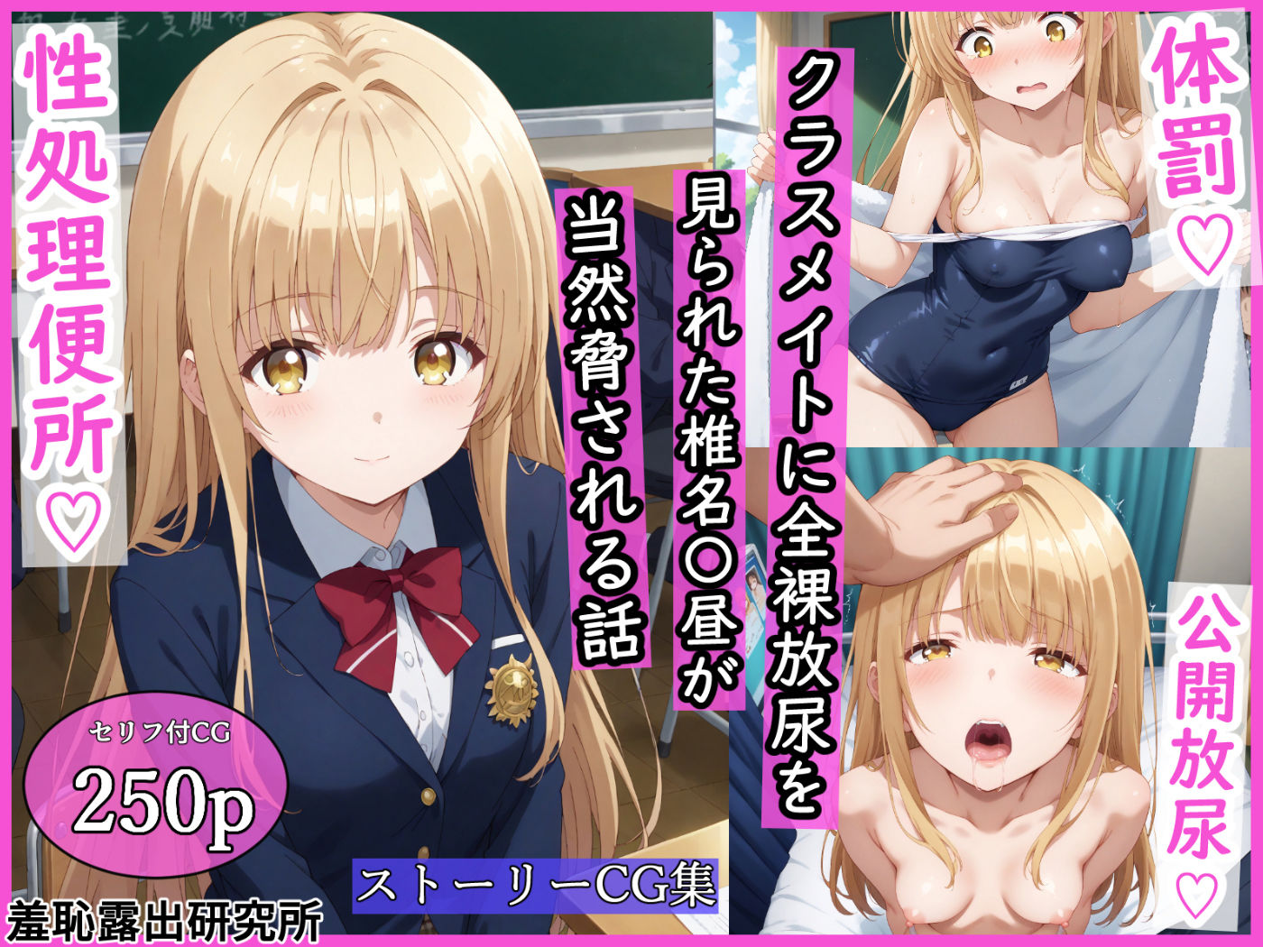 サンプル画像6:アー〇ャさん＆椎名〇昼ストーリー作品総集編(羞恥露出研究所) [d_552233]