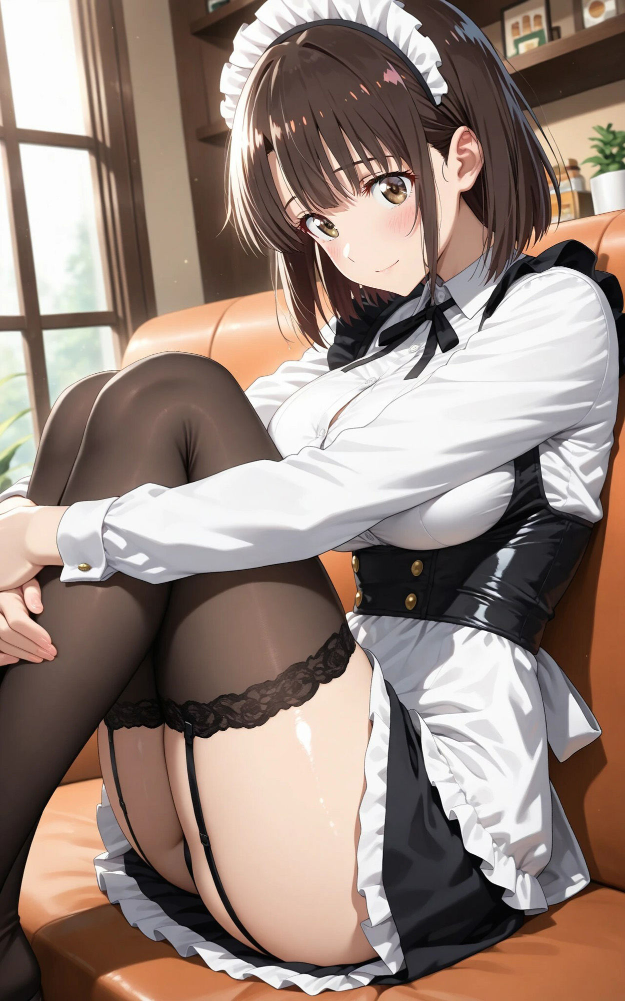 サンプル画像2:【発情ヒロイン】冴えない彼女〇育てかた  加〇恵  メイド編(画像生成マン) [d_552239]