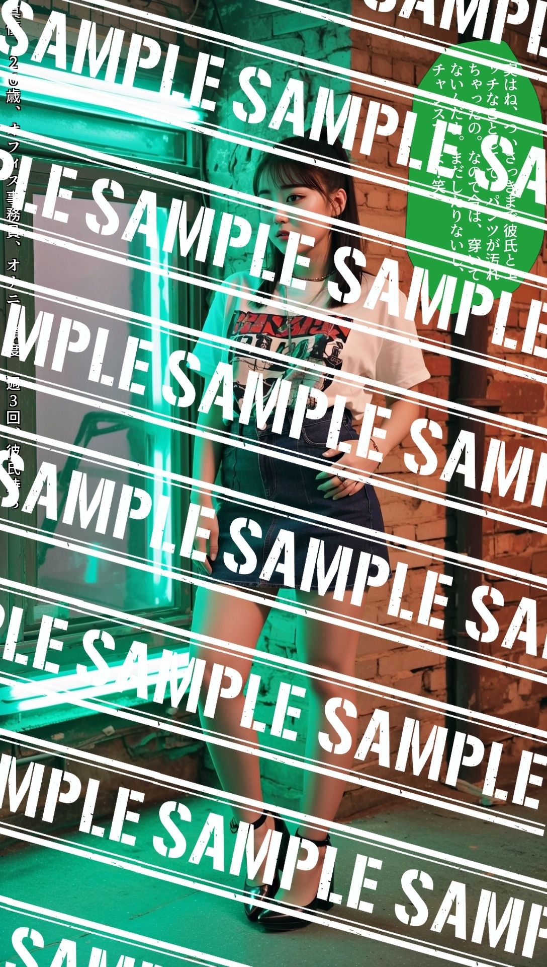 サンプル画像5:ミニスカデニムの甘い罠〜生足フェチをロックオン〜 vol.1(あらぶるま18＋) [d_552280]