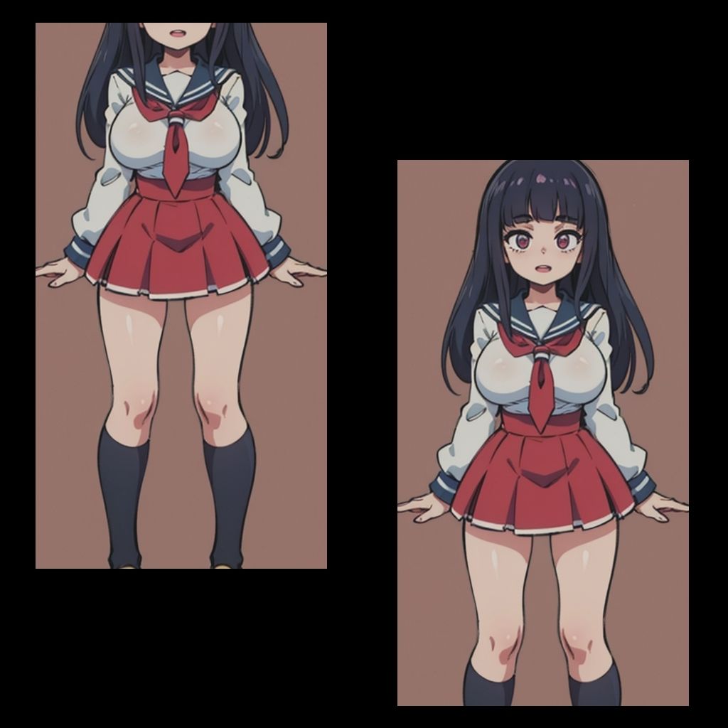 サンプル画像2:制服ガール(Crimson AI) [d_552284]