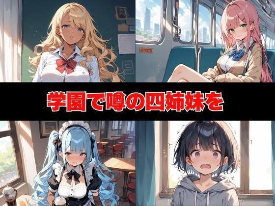 サンプル画像3:催○アプリで学園ハーレム！ 噂の4姉妹がエロすぎておじさん教師が理性崩壊！(ぱにっく天国) [d_552290]