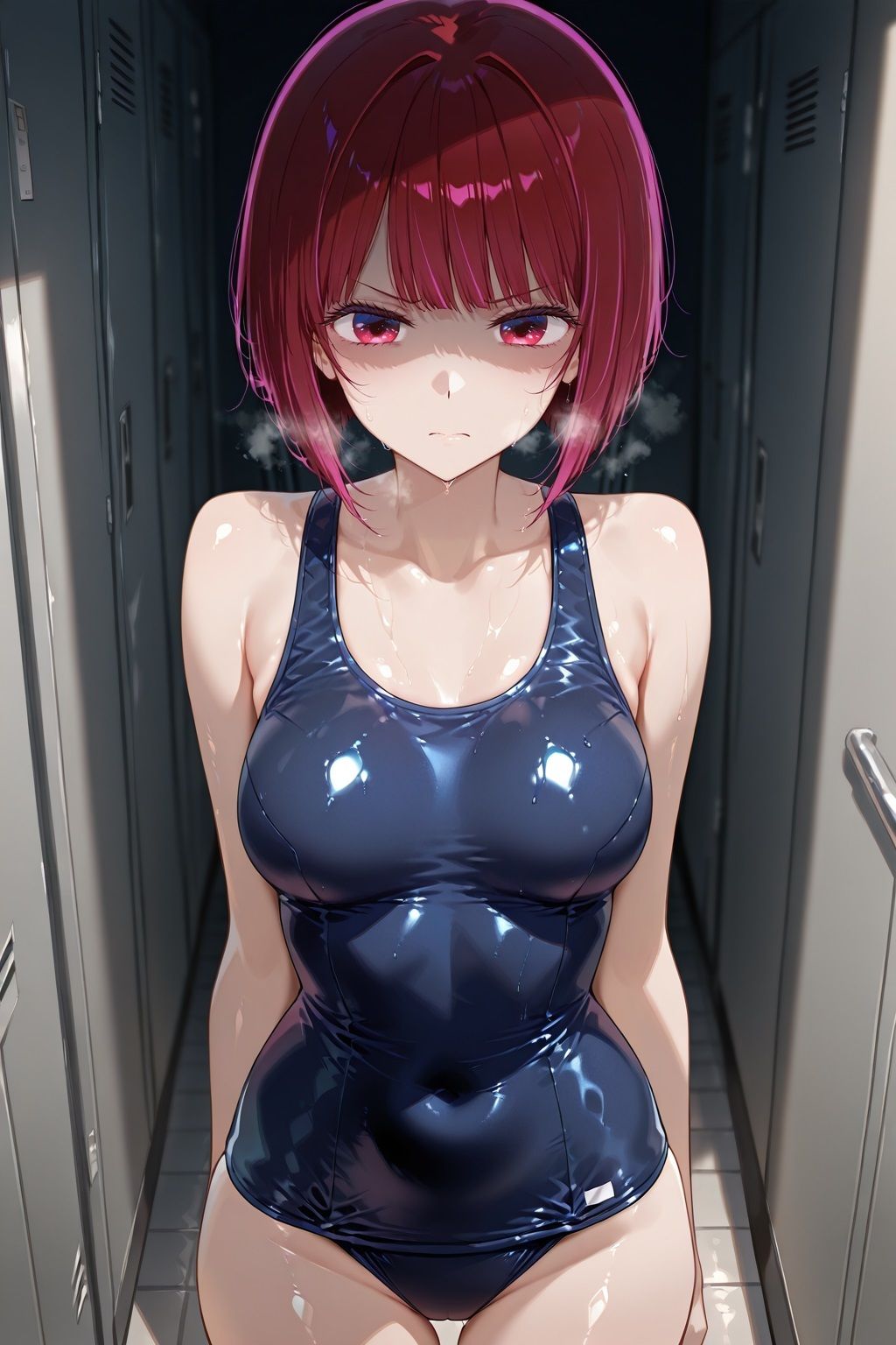 サンプル画像1:嫌悪かな スク水編(カリホルニウム) [d_552322]