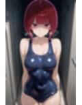 嫌悪かな スク水編