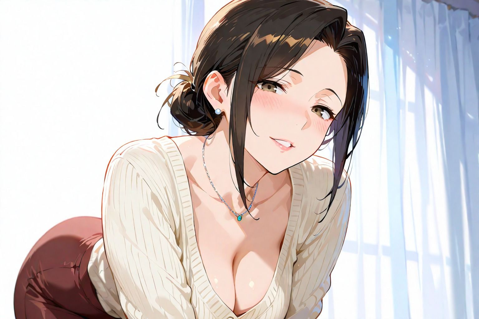 きもデブvs爆乳人妻 街の平和を守る熟女婦人会が敗北 画像1